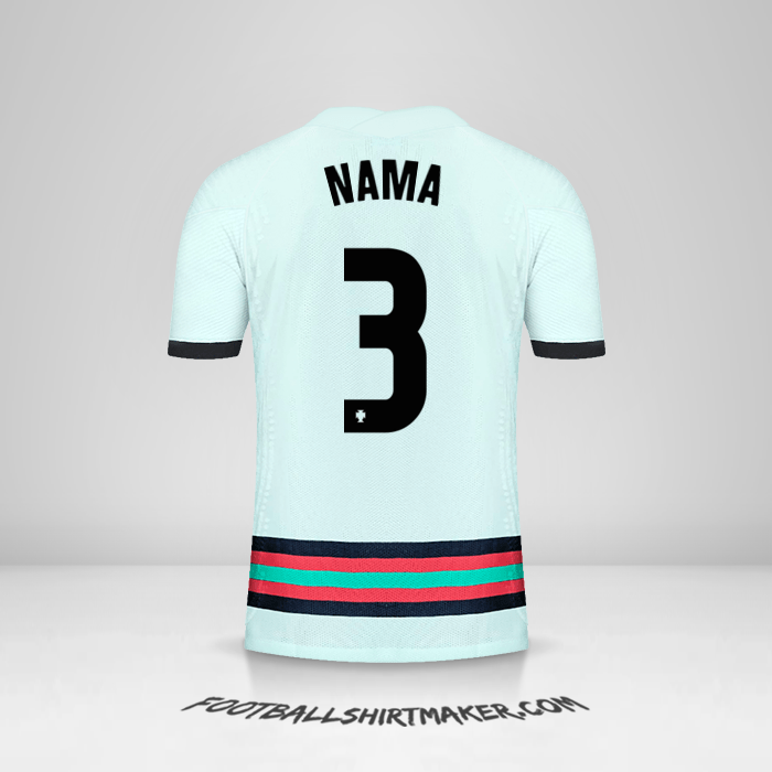 Jersey Portugal 2020/2021 Alternatif -  nama - 3