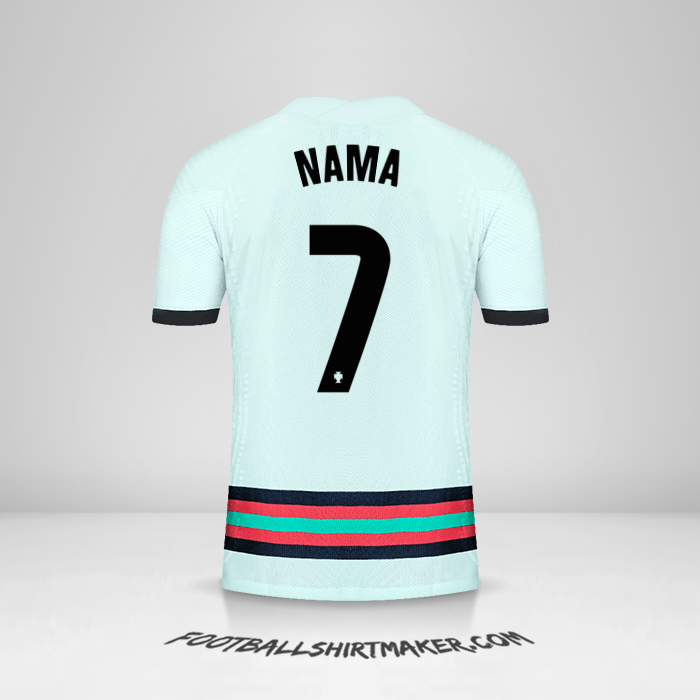 Jersey Portugal 2020/2021 Alternatif -  nama - 7