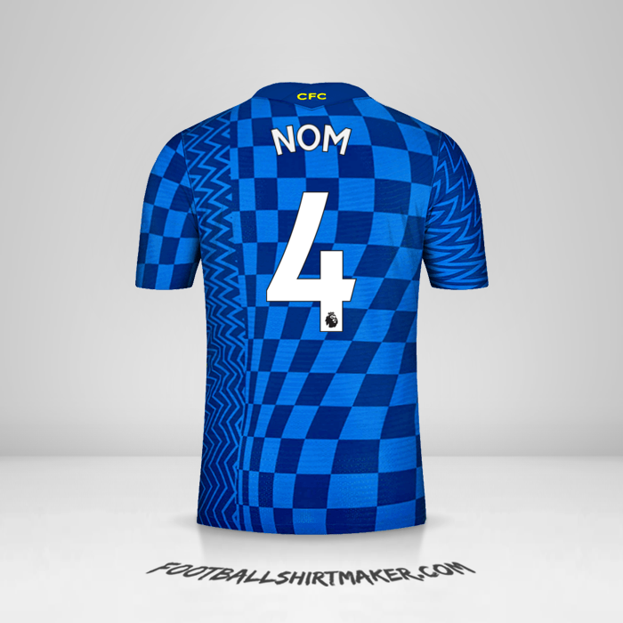 Maillot Chelsea 2021/2022 -  nom - 4