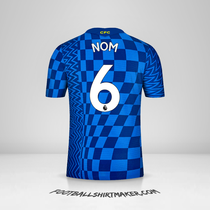 Maillot Chelsea 2021/2022 -  nom - 6