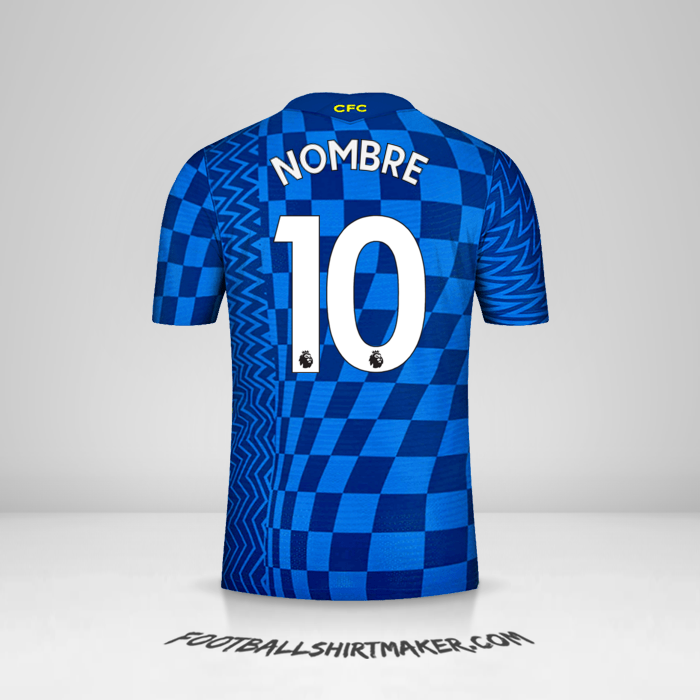 Jersey Chelsea 2021/2022 -  nombre - 10