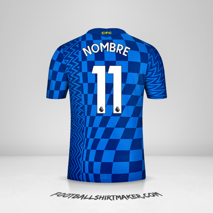 Jersey Chelsea 2021/2022 -  nombre - 11