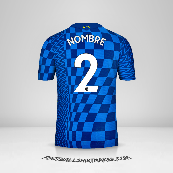 Jersey Chelsea 2021/2022 -  nombre - 2