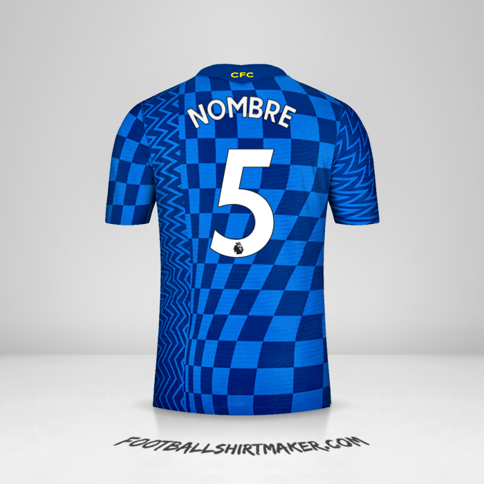 Camiseta Chelsea 2021/2022 -  nombre - 5
