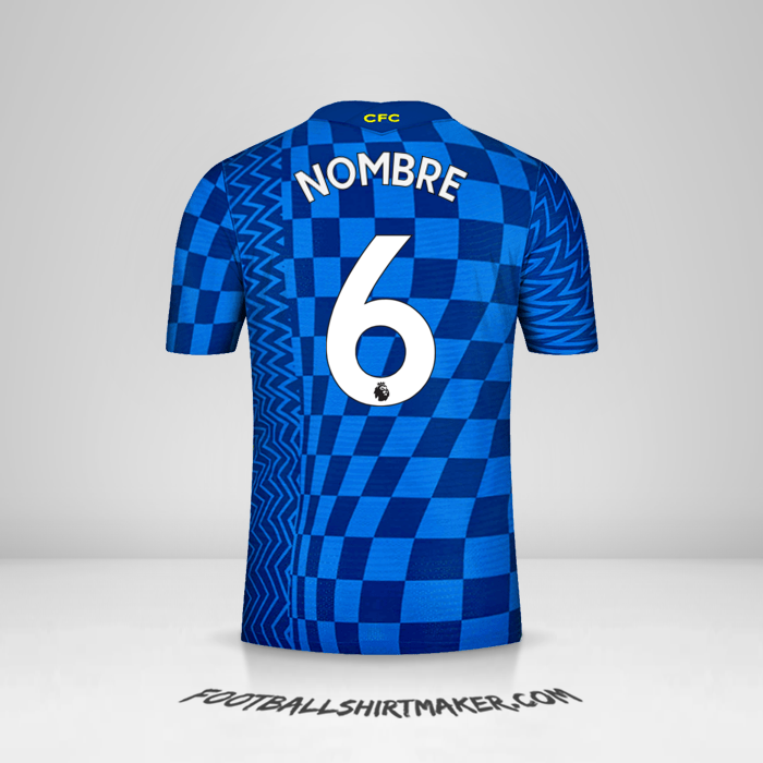 Camiseta Chelsea 2021/2022 -  nombre - 6