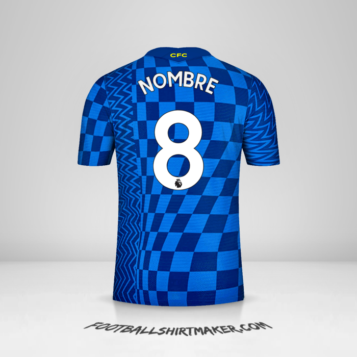 Jersey Chelsea 2021/2022 -  nombre - 8