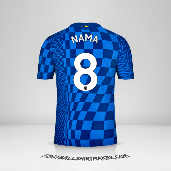 Jersey Chelsea 2021/2022 -  nama - 8