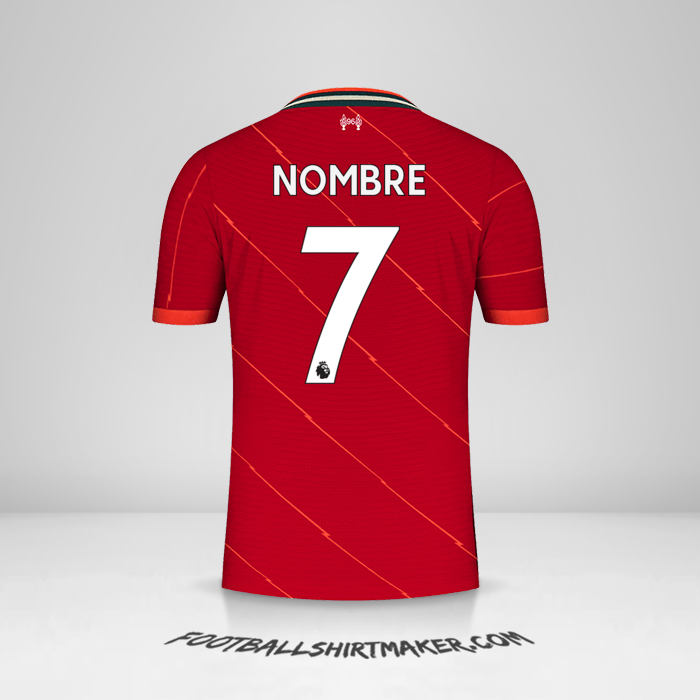 Camiseta Liverpool FC 2021/2022 -  nombre - 7