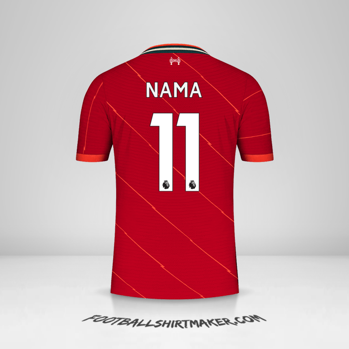 Jersey Liverpool FC 2021/2022 -  nama - 11