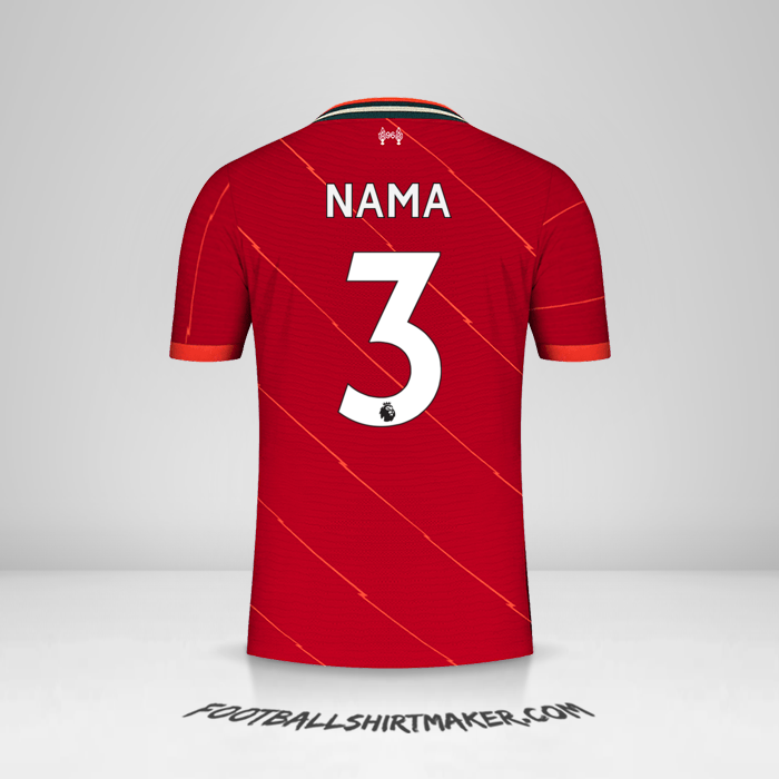 Jersey Liverpool FC 2021/2022 -  nama - 3