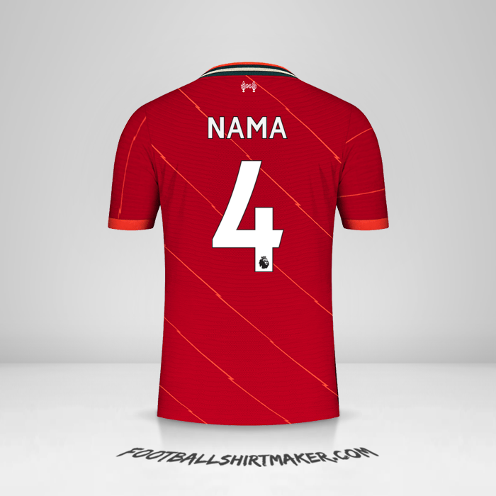 Jersey Liverpool FC 2021/2022 -  nama - 4
