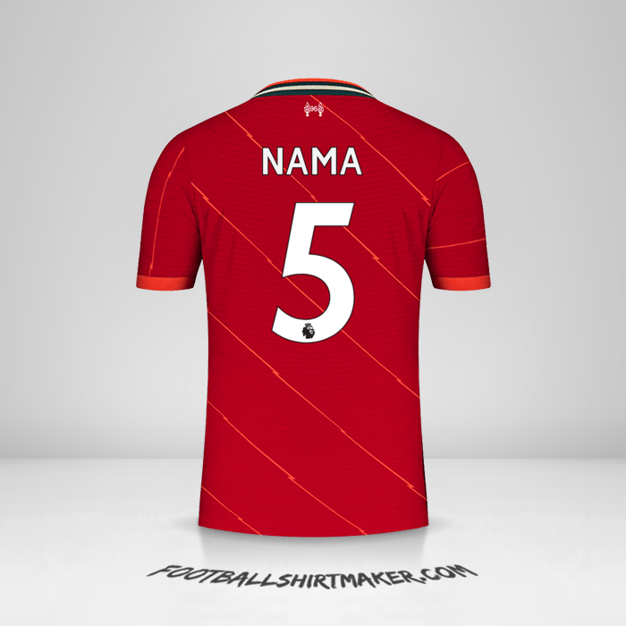 Jersey Liverpool FC 2021/2022 -  nama - 5