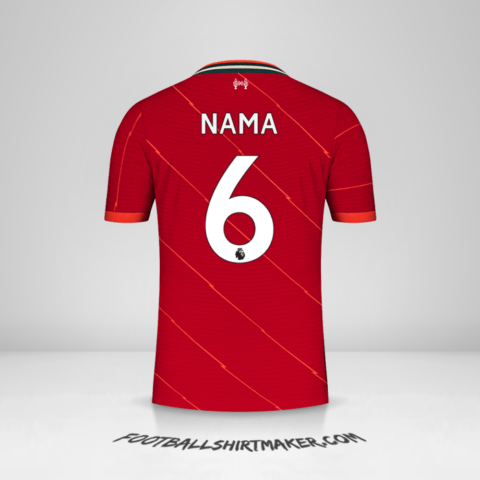 Jersey Liverpool FC 2021/2022 -  nama - 6