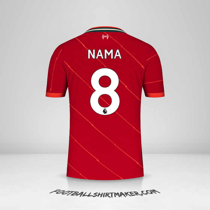 Jersey Liverpool FC 2021/2022 -  nama - 8