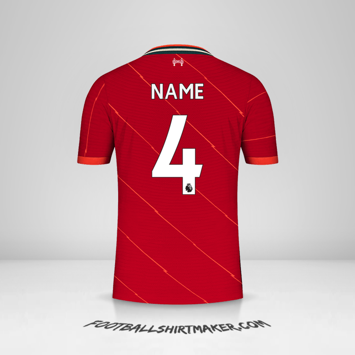 Trikot Liverpool FC 2021/2022 -  name - 4