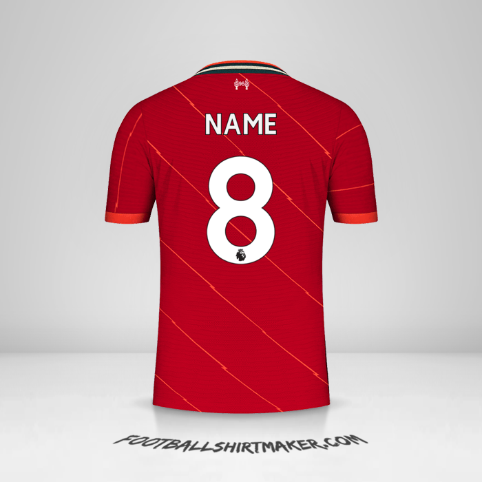 Jersey Liverpool FC 2021/2022 -  name - 8
