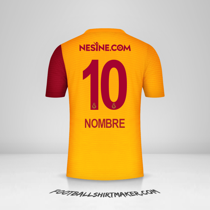 Jersey Galatasaray SK 2021/2022 -  nombre - 10