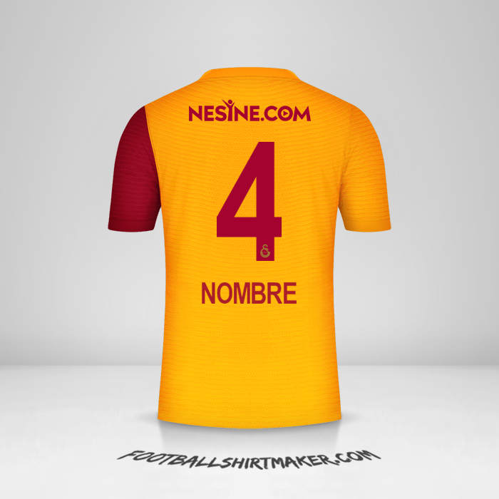 Jersey Galatasaray SK 2021/2022 -  nombre - 4