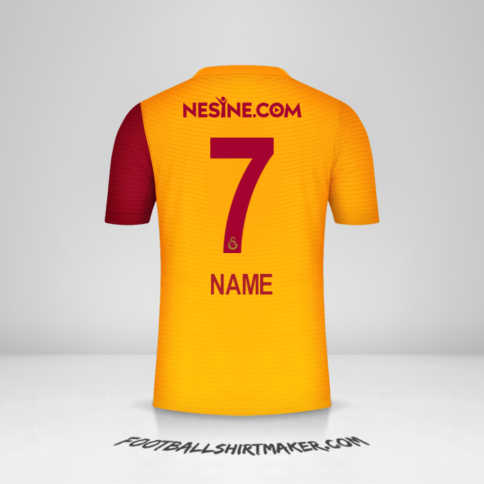 Trikot Galatasaray SK 2021/2022 -  name - 7