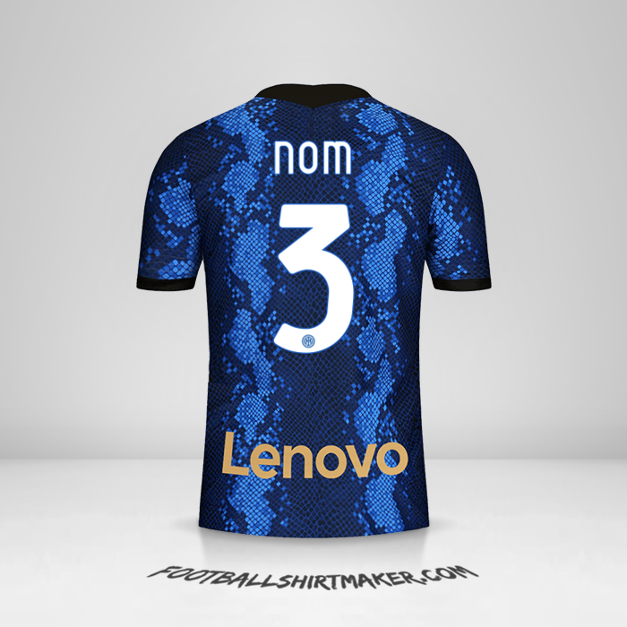 Maillot Inter 2021/2022 -  nom - 3