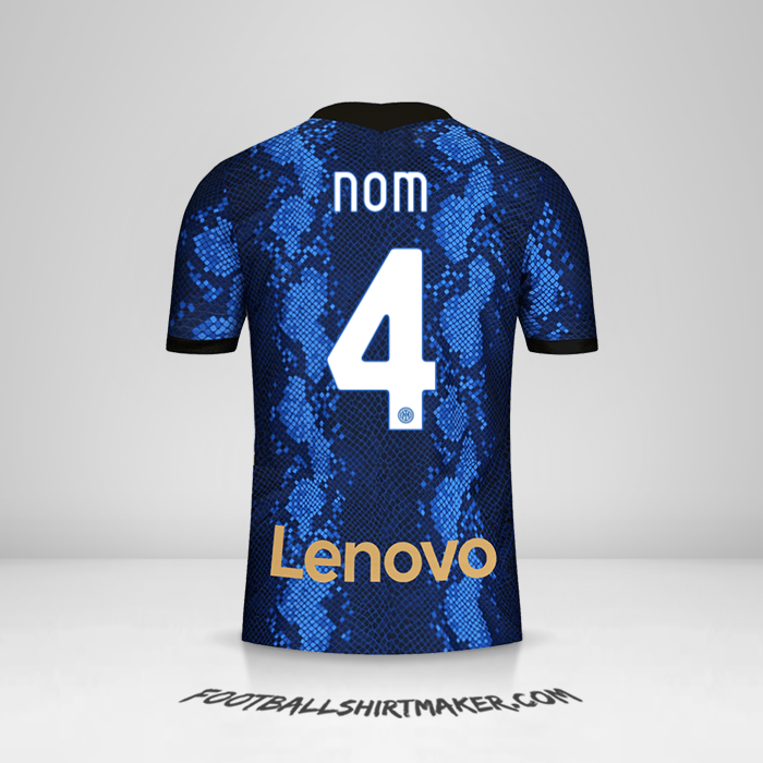 Maillot Inter 2021/2022 -  nom - 4