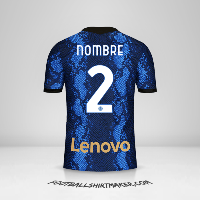 Jersey Inter 2021/2022 -  nombre - 2