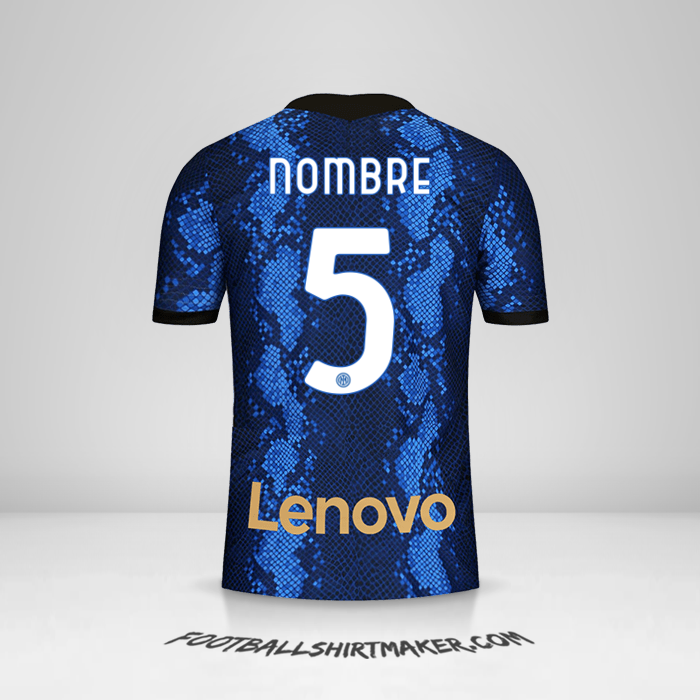 Jersey Inter 2021/2022 -  nombre - 5