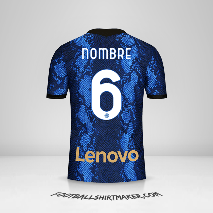 Jersey Inter 2021/2022 -  nombre - 6