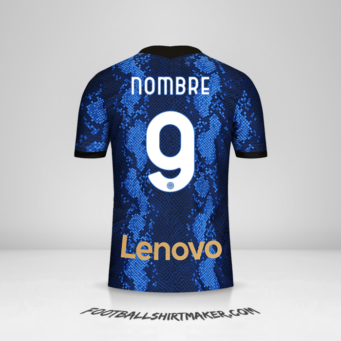 Jersey Inter 2021/2022 -  nombre - 9