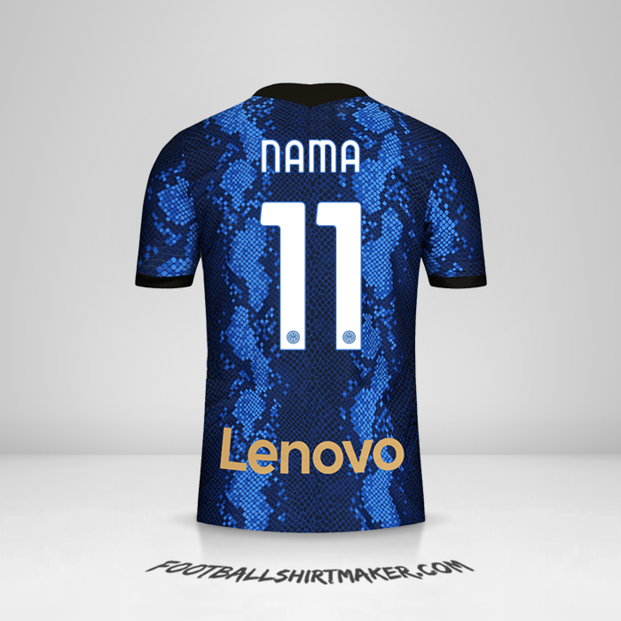 Jersey Inter 2021/2022 -  nama - 11