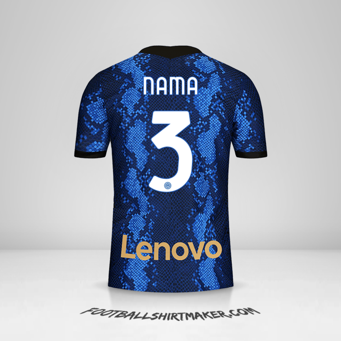Jersey Inter 2021/2022 -  nama - 3
