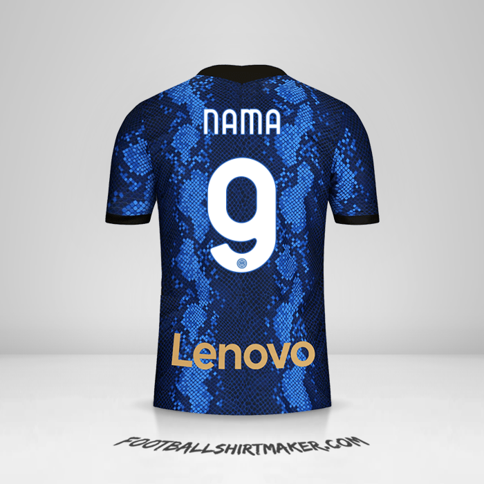 Jersey Inter 2021/2022 -  nama - 9
