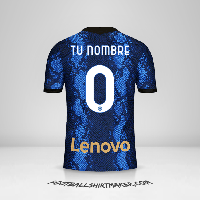 Jersey Inter 2021/2022 -  tu nombre - 0