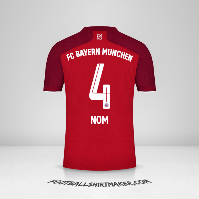Maillot FC Bayern Munchen 2021/2022 -  nom - 4