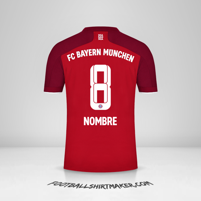 Jersey FC Bayern Munchen 2021/2022 -  nombre - 8