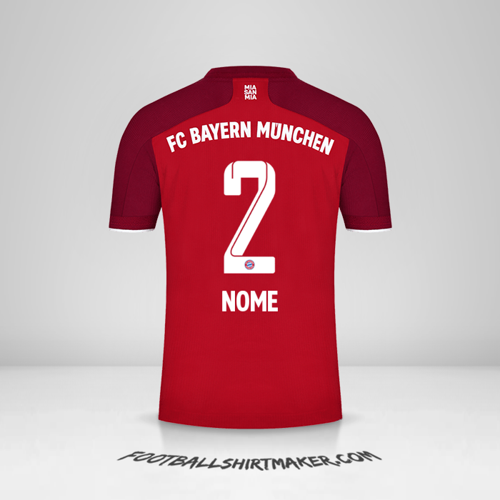 Maglia FC Bayern Munchen 2021/2022 -  nome - 2