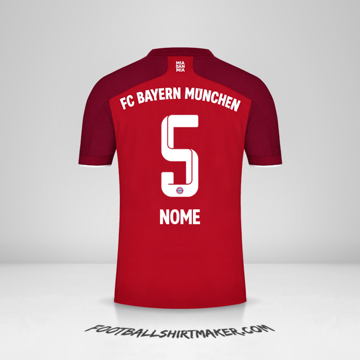 Maglia FC Bayern Munchen 2021/2022 -  nome - 5