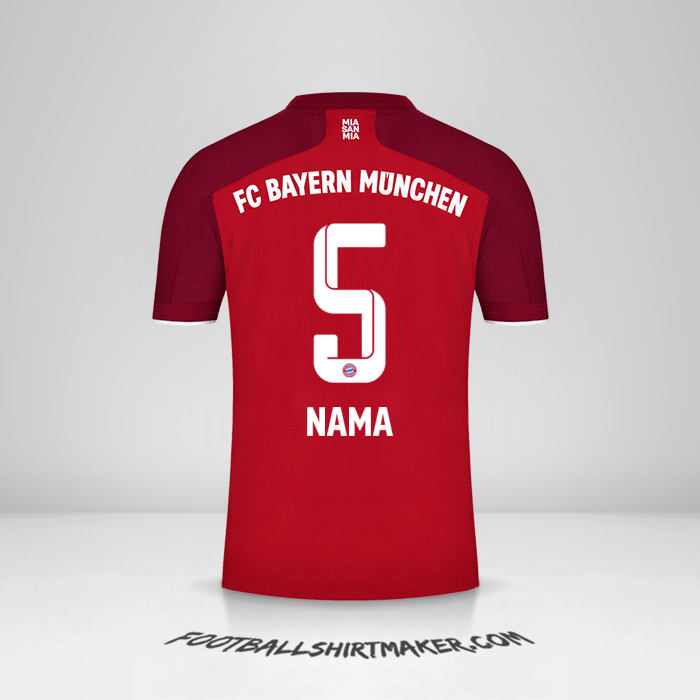 Jersey FC Bayern Munchen 2021/2022 -  nama - 5