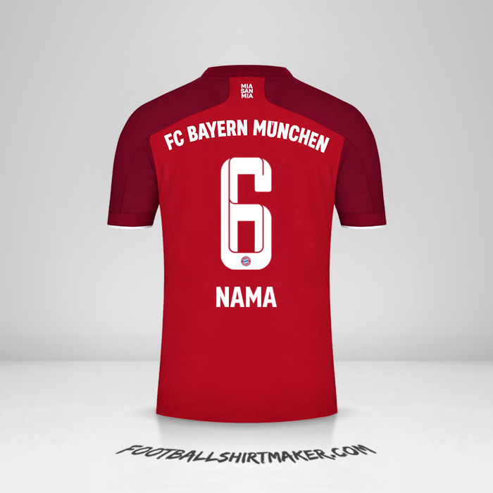 Jersey FC Bayern Munchen 2021/2022 -  nama - 6