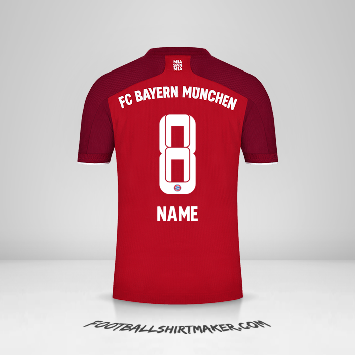 Shirt FC Bayern Munchen 2021/2022 -  name - 8