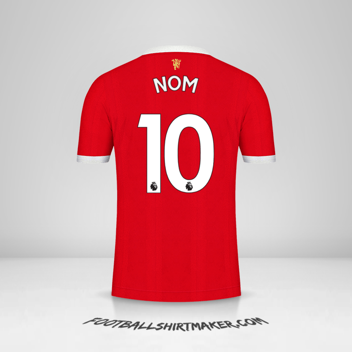 Maillot Manchester United 2021/2022 -  nom - 10