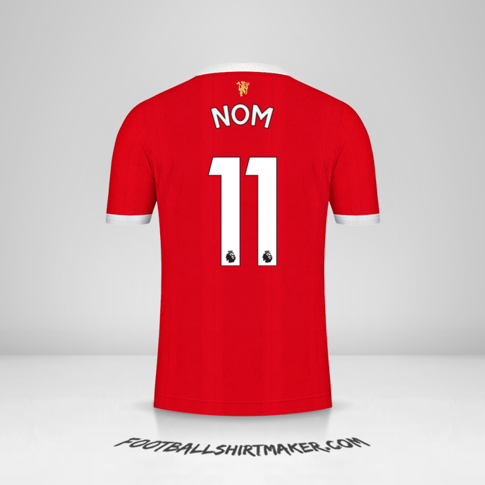Maillot Manchester United 2021/2022 -  nom - 11