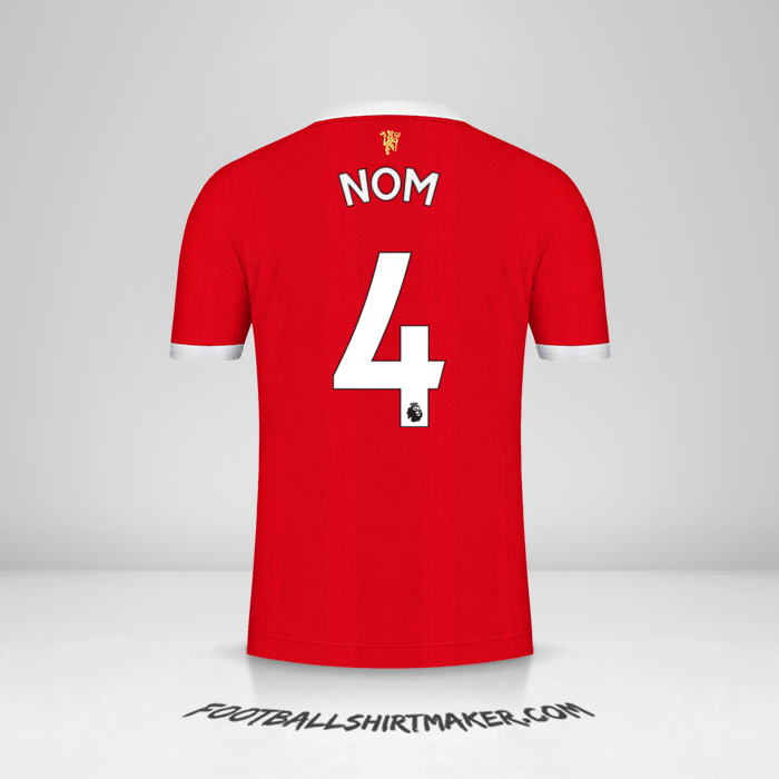 Maillot Manchester United 2021/2022 -  nom - 4