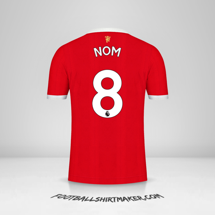 Maillot Manchester United 2021/2022 -  nom - 8