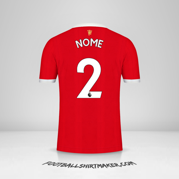 Camisa Manchester United 2021/2022 -  nome - 2