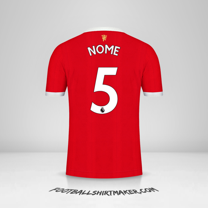 Camisa Manchester United 2021/2022 -  nome - 5