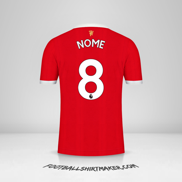 Camisa Manchester United 2021/2022 -  nome - 8