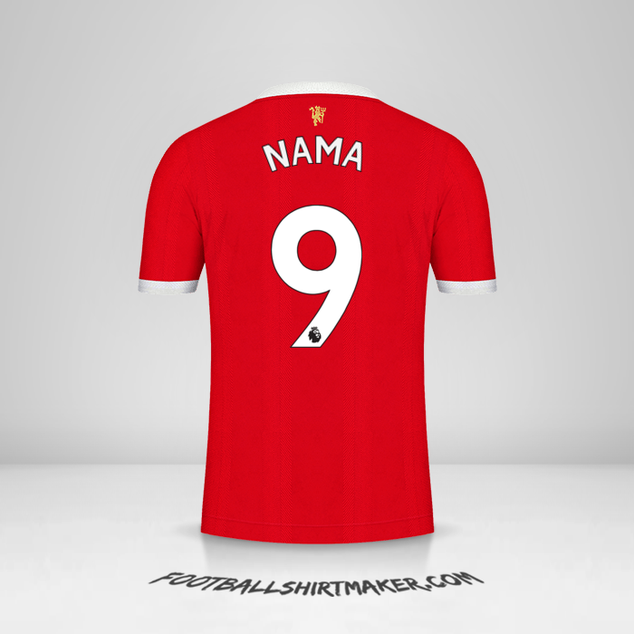 Jersey Manchester United 2021/2022 -  nama - 9