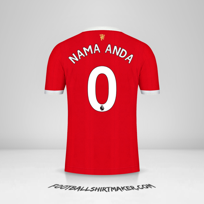 Jersey Manchester United 2021/2022 -  nama anda - 0