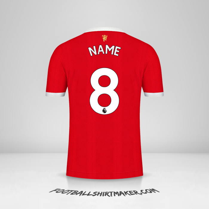 Trikot Manchester United 2021/2022 -  name - 8